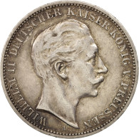 Monnaie, Etats Allemands, PRUSSIA, Wilhelm II, 3 Mark, 1911, Berlin, TTB - Autres & Non Classés