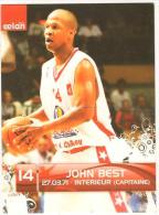 Carte Postale Basket - Elan Chalon - Proa - John Best - Basket-ball