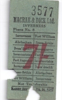 MACRAE & DICK LTD - Inverness - Europa