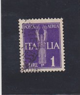 ITALIE   1930-32  Poste Aérienne  Y.T. N° 14  Oblitéré - Luftpost