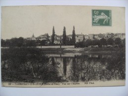 CPA 78 Carrières-sur-Seine - Le Bourg - Vue Générale Sur L'Eglise  A Voir ! - Carrières-sur-Seine