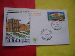 CONGO (1963) Place De La Liberté - FDC