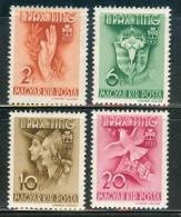 HUNGARY - 1939. Pax Ting - Girl Scout Jamboree At Gödöllő   MNH!! Mi 612-615. - Unused Stamps