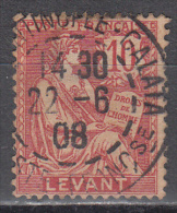 France  Offices In Turkey (levant )   Scott No 26    Used   Year  1902 - Gebruikt