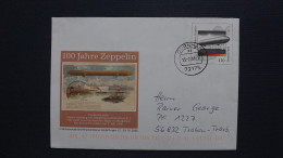 Deutschland USo 17 Oo 13.2.2001, Dornhan, 100 Jahre Zeppelin - Privé Briefomslagen - Gebruikt