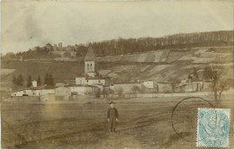 CARTE PHOTO - CACHET DEPART - PONT DU CHATEAU - VOYAGEE EN 1906 - RARE . - Pont Du Chateau