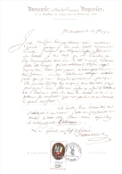 Cachet Bicentenaire De La Bataille De Valmy Sur Fac-similé Lettre Du Général Dumouriez à Kellerman Révolution TBE RARE - Franse Revolutie