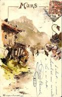[DC2501] CPA - ILLUSTRATORI T. GUGGENBERGER - ILLUSTRATION MOIS DE MARS - Viaggiata 1902 - Old Postcard - Guggenberger, T.