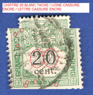 * 1907 N° 4 TIMBRES TAXE   OBLITÉRÉ  DOS CHARNIÈRE - Variétés & Curiosités