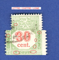 * 1922 N° 14  TIMBRES TAXE   OBLITÉRÉ  DOS CHARNIÈRE - Abarten & Kuriositäten