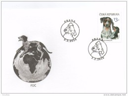 FDC  2016 :  Chien Tâcheté Tchèque , Czech Dog - FDC