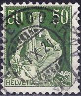 Switzerland 1908 - Helvetia With Sword ( Mi 107x - YT 124 ) - Abarten