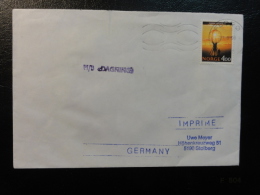 Ship Mail Cover MS M/S DAGNING 1991 Norway - Lettres & Documents