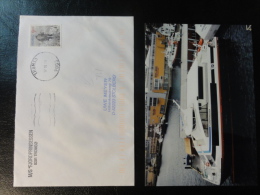 Ship Mail Cover MS M/S FJORDPRINSESSEN 2003 Tromso + Ship Real Photo  Norway - Lettres & Documents