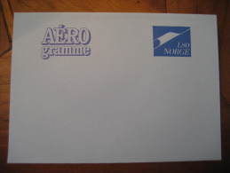 AEROGRAMME 1.80 Air Letter Norway Norvege - Interi Postali