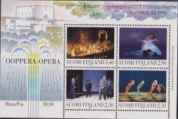 FINLAND 1993 OPERA MUSIC SHEET MNH - Blocs-feuillets