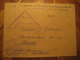 To Helsinki Mantsalan Postiennakko Parcel-post Postage Free Paid Cover Finland - Parcel Post