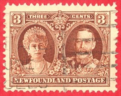 Canada Newfoundland # 165 - 3 Cents - O F - Dated  1929-31 - King George V & Queen Mary / Roi Et Reine - 1908-1947