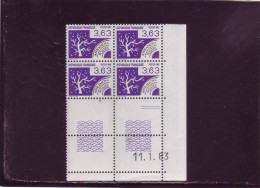 PREO N° 181 - 3,63F LES QUATRE SAISONS - 11.01.1983 - - Vorausentwertungen