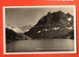 PCG-20  BArberine, Le Lac Les Perrons Et Chaine Du Mont-Blanc. Cachet Martigny 1931 - Martigny