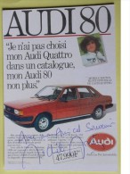 Rallyes - Michèle MOUTON - Dédicace - Hand Signed - Autographe Authentique  - - Rally