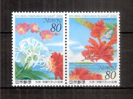 JAPAN NIPPON JAPON KYUSHU-OKINAWA SUMMIT 2000 / MNH / 2970 - 2971 - Unused Stamps