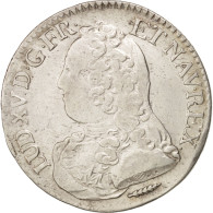 Monnaie, France, Louis XV, 1/5 Écu Aux Branches D'olivier, 24 Sols, 1/5 ECU - 1715-1774 Louis  XV The Well-Beloved