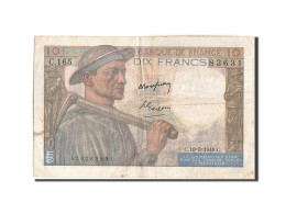 Billet, France, 10 Francs, 10 F 1941-1949 ''Mineur'', 1949, 1949-03-10, TB - 10 F 1941-1949 ''Mineur''