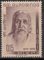 India MNH 1964, Sri Aurobindo Of Pondicherry, Religious Philosopher & Teacher, - Ungebraucht