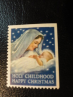 Christmas Seals Vignette Charity Seals Seal Poster Stamp Label USA - Non Classificati