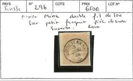 SUISSE N°29b OBL RARE - Usados