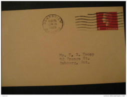 1965 Downsview Ontario 4c Rojo Red Tarjeta Entero Postal Post Card Stationery Canada - 1953-.... Regno Di Elizabeth II