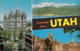 Greetings From UTAH, Multi View, Unused Postcard [16774] - Otros & Sin Clasificación