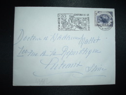 LETTRE TP RAINIER III 0,30 OBL.MEC.5-8-1966 MONTE CARLO + CENTENAIRE DE MONTE CARLO - Lettres & Documents