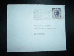 LETTRE TP RAINIER III 0,30 OBL.MEC.17-6-1969 MONTE CARLO + CHATEAU - Lettres & Documents