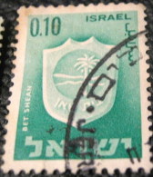 Israel 1965 Civic Arms Bet Shean £0.10 - Used - Unused Stamps (without Tabs)