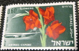 Israel 1968 Exports Flowers £0.60 - Mint Creased - Unused Stamps (without Tabs)