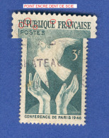 VARIÉTÉS 1946 N° 761  CONFÉRENCE DE PARIS  OBLITÉRÉ - Oblitérés