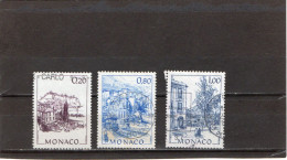 MONACO    1991  Y.T. N° 1762 à 1767  Incomplet  Oblitéré  1762  1766 1767 - Oblitérés