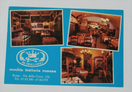 ROMA - Vecchia Trattoria Romana Re Degli Amici - Tre Vedute - Cafes, Hotels & Restaurants