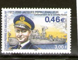 SAINT-PIERRE ET MIQUELON 2001 J.P LEHALLEUR  DALLAY  N° NEUF MNH** - Neufs