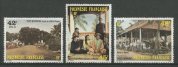 POLYNESIE 1985 N° 233/235 Neufs ** = MNH Superbes Cote 4.75 € Tahiti D' Autrefois Marché Tahitiennes Vues Scènes - Ungebraucht