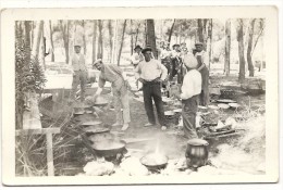 CPA PHOTO . FETE DANS LES BOIS A SAIDA - Saïda