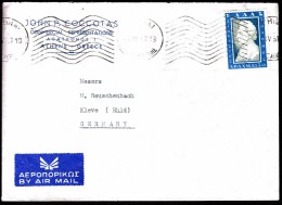 Greece 1957 Machine Stamp Air Mail - Brieven En Documenten