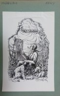 NAGY SANDOR JANOS - HONGRIE - Ex-libris Artiste Aux Chiens - Ex Libris