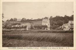 - Indre Et Loire -ref- A382 - Vallieres - Commune De Fondettes - L Etoile Et Coteau De Bel Air - Carte Bon Etat  - - Fondettes