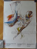 Sarajevo Olympic Winter Games 1984 100x70 Cm 39x27 Inch Figure Skating ORIGINAL - Sonstige & Ohne Zuordnung