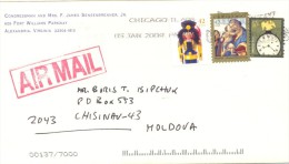 2009. USA, The Letter By Air-mail Post From Alexandria(Virginia) To Moldova - Cartas & Documentos