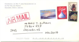 2007. USA, The Letter By Air-mail Post From Alexandria(Virginia) To Moldova - Cartas & Documentos