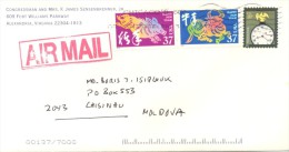 2007. USA, The Letter By Air-mail Post From Alexandria(Virginia) To Moldova - Cartas & Documentos